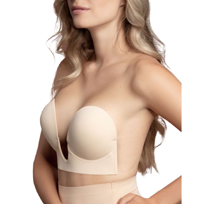 BYE-BRA - BLACK U-CUP A-CUP BRA WITHOUT HANDLES