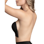 BYE-BRA - BLACK U-CUP A-CUP BRA WITHOUT HANDLES