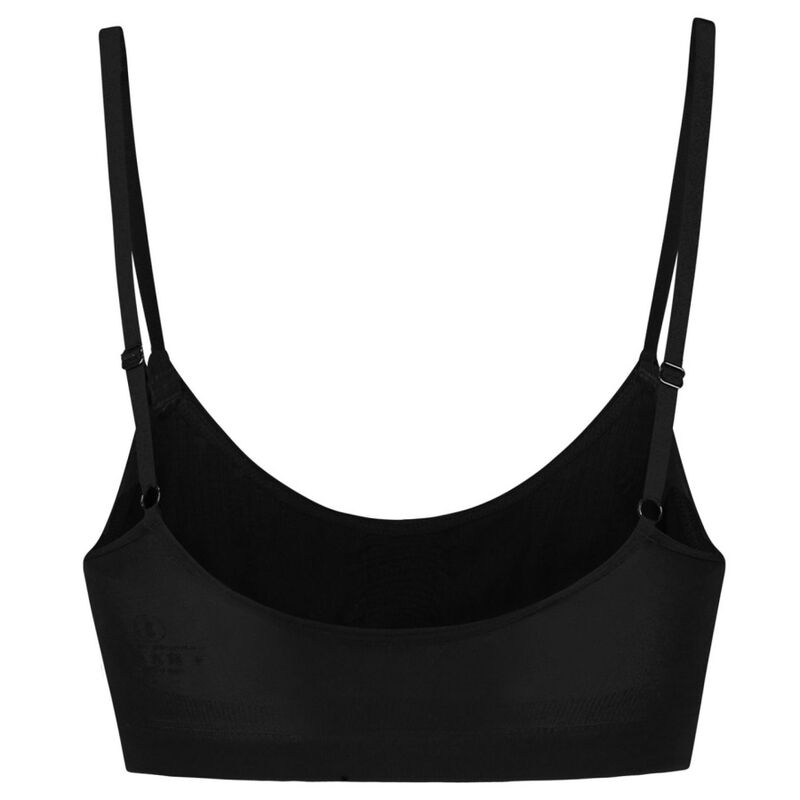BYE-BRA - MEDIUM CONTROL SEAMLESS BRA BLACK SIZE XL