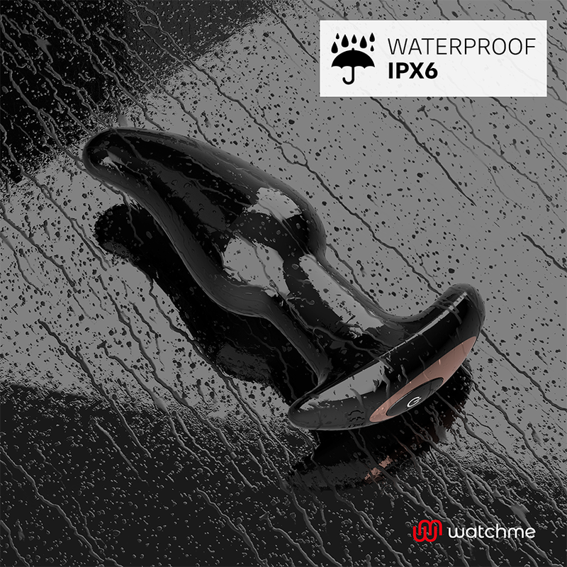 ANBIGUO - VIBRATEUR ANAL À PLUG TÉLÉCOMMANDÉ WATCHME AVEC PERLES ROTATIVES PAR AMADEUS