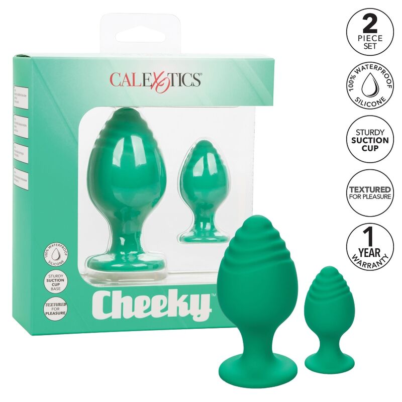 CALEXOTICS - BOUCHON DE FESSES VERT ÉCLATANT
