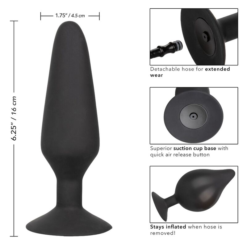 CALEXOTICS - XL INFLATABLE SILICONE PLUG