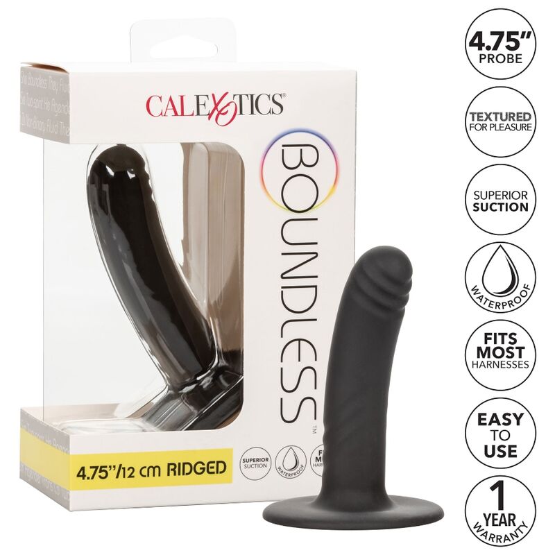 CALEXOTICS - 12 CM LIMITLESS DILDO COMPATIBLE WITH HARNESS