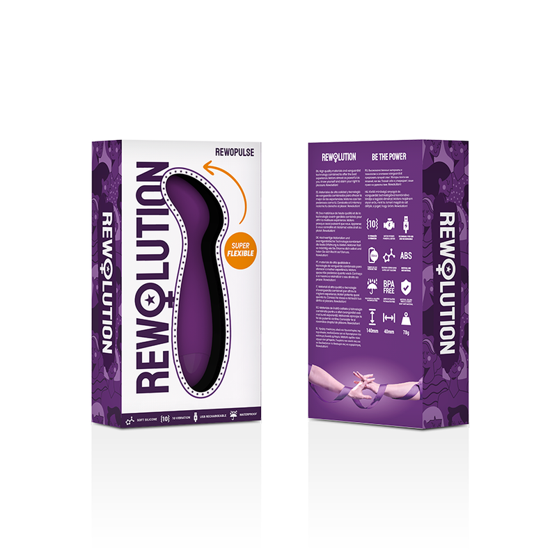 REWOLUTION - REWOPULSE VIBRATEUR STIMULATEUR DE POINT G FLEXIBLE
