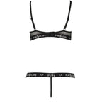 PASSION - SET DUE PEZZI KYOKA NERO S/M