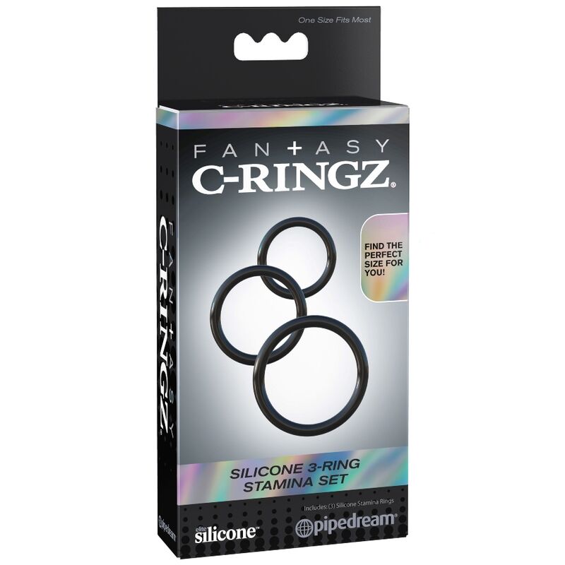 FANTASY C-RINGZ - SET OF 3 SILICONE SWARM RINGS