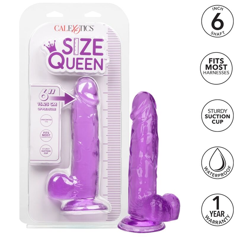 CALEXOTICS - PURPLE QUEEN DILDO 15.3 CM