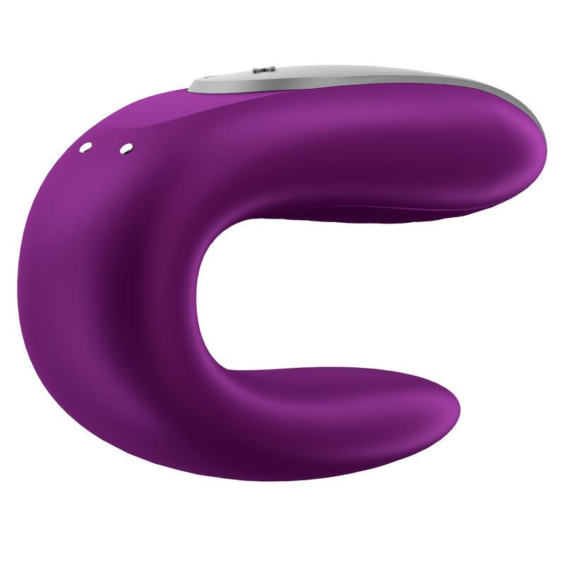 SATISFYER - FUN PURPLE DOUBLE PARTNER VIBRATOR