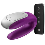 SATISFYER - FUN PURPLE DOUBLE PARTNER VIBRATOR