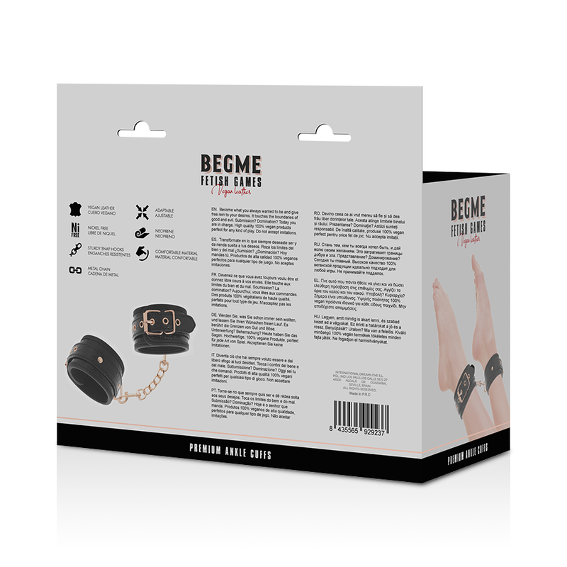 BEGME - MANCHONS DE CHEVILLE ÉDITION NOIRE