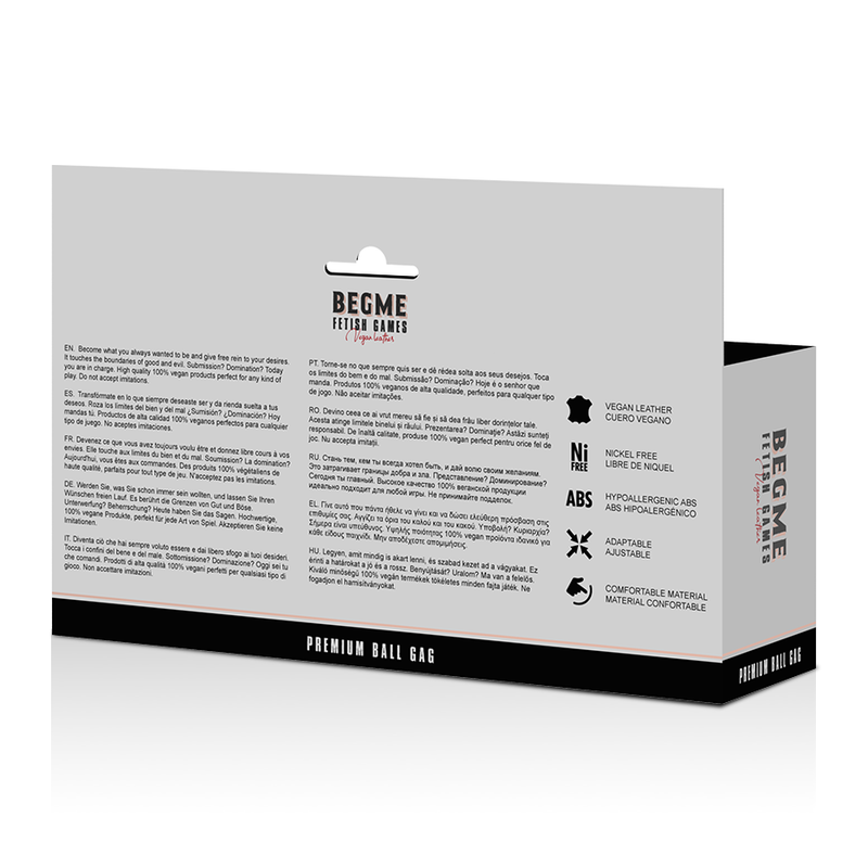 BEGME - ÉDITION NOIRE BAGUE VEGAN EN CUIR