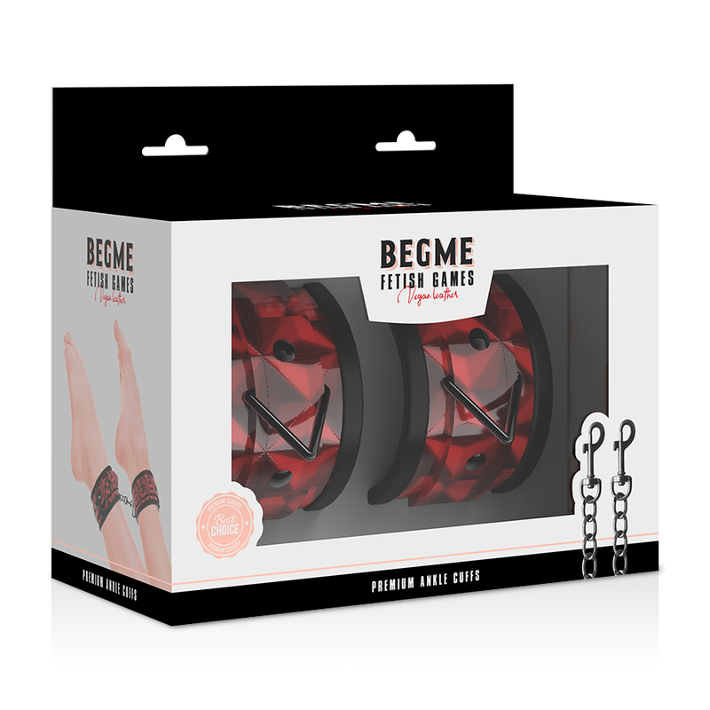 BEGME - PREMIUM RED EDITION ANKLE CUFFS WITH NEOPRENE LINING