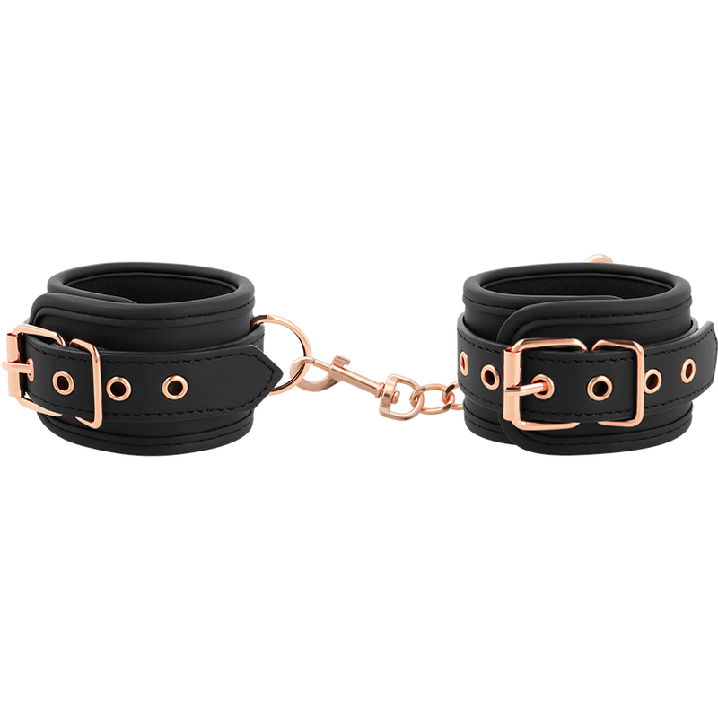 COQUETTE CHIC DESIRE - PATTERNED ANKLE CUFFS WITH NEOPRENE LINING