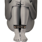 COQUETTE CHIC DESIRE - PATTERNED ANKLE CUFFS WITH NEOPRENE LINING