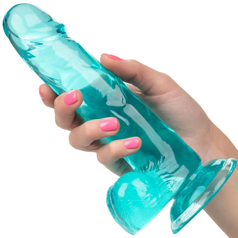 CALEXOTICS - QUEEN DILDO SIZE BLUE 15.3 CM