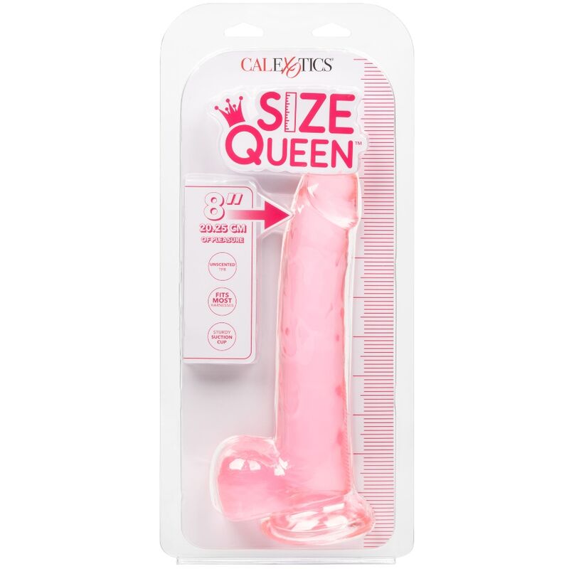 CALEXOTICS - QUEEN DILDO SIZE PINK 20.3 CM