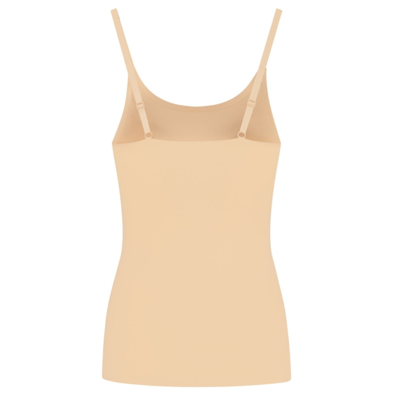 BYE-BRA - T-shirt beige invisible à maintien léger, taille XXL
