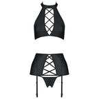 PASSION - NANCY ENSEMBLE EN CUIR ÉCOLOGIQUE S/M