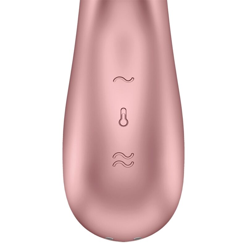 SATISFYER - VIBRATEUR ROSE ET BEIGE HOT LOVER