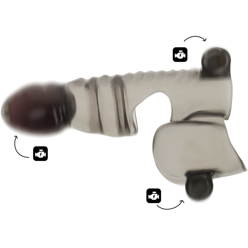 OHMAMA - 3-Motor Penis and Testicle Sheath