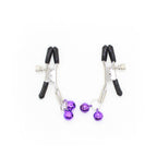 OHMAMA FETISH - Nipple Clamps WITH LILAC BELL
