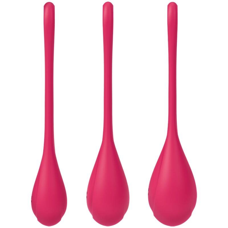 SATISFYER - YONI POWER 1 KIT D'ENTRAÎNEMENT ROUGE
