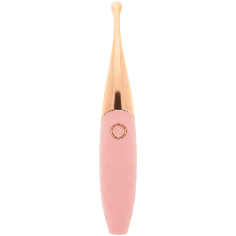 OHMAMA - RECHARGEABLE CLITORAL STIMULATOR 36 MODES ROSE-GOLD