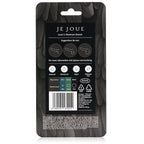 JE JOUE - ANNEAU PÉNIAL EN SILICONE À ÉLASTICITÉ MAXIMALE - NOIR