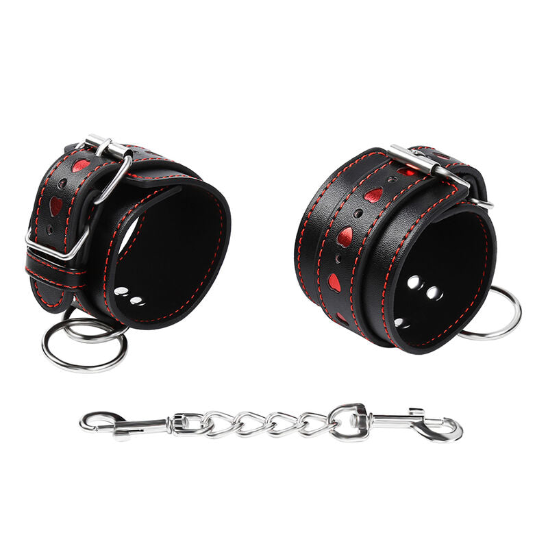 OHMAMA FETISH - HANDCUFFS WITH INLAID HEART