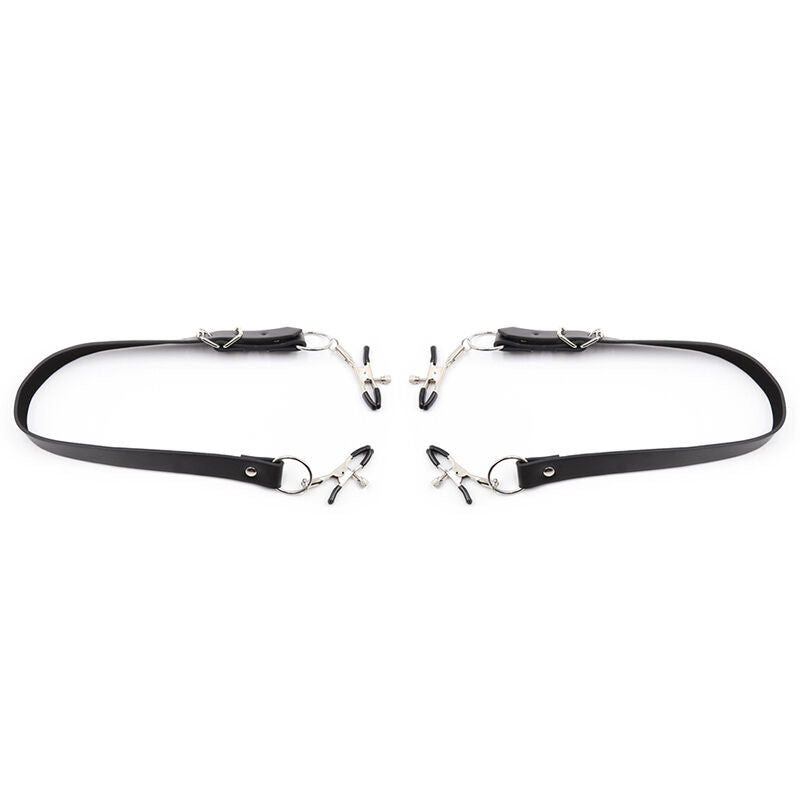 OHMAMA FETISH - PINCES À CLITORIS AVEC SANGLES POUR LES JAMBES