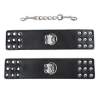 OHMAMA FETISH - TENUTA DA POLSO CON CHIUSURA A SCATTO IN METALLO