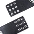 OHMAMA FETISH - TENUTA DA POLSO CON CHIUSURA A SCATTO IN METALLO