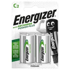 ENERGIZER - POWER PLUS BATTERIA RICARICABILE HR14 C 2500MAH 2 UNIT