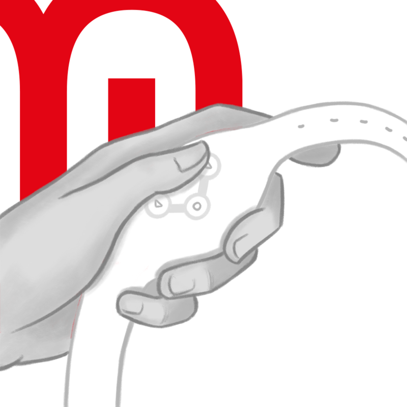 WATCHME - MONTRE SANS FIL BLANCHE