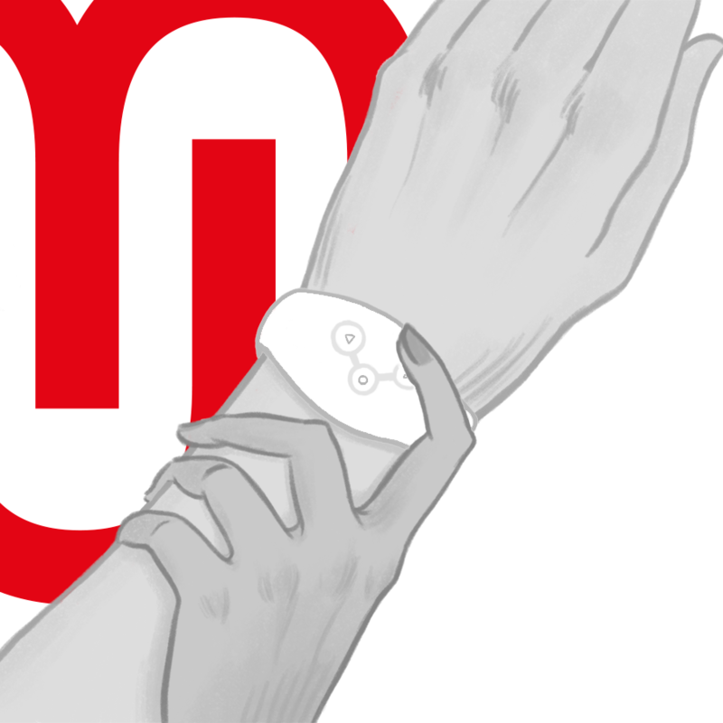 WATCHME - WHITE WIRELESS WATCH