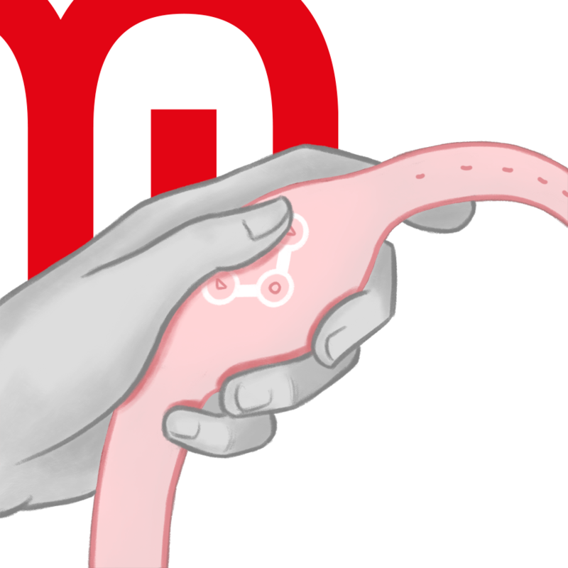 WATCHME - WIRELESS WATCH IN PINK