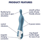 SATISFYER - AMAZING 1-SPOT BLUE VIBRATOR