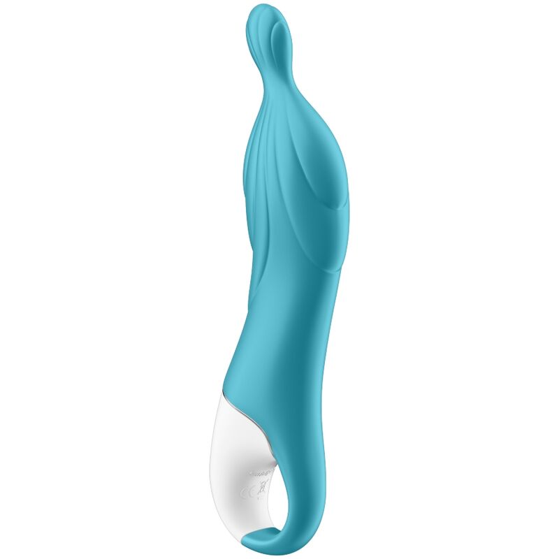 SATISFYER - AMAZING 2-SPOT TURQUOISE VIBRATOR