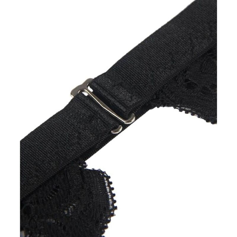 SUBBLIME - ENSEMBLE TROIS PIÈCES SOUTIEN-GORGE + PORTE-JARRETELLES + STRING S/M