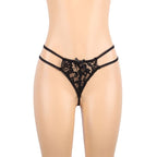 SUBBLIME - ENSEMBLE TROIS PIÈCES SOUTIEN-GORGE + PORTE-JARRETELLES + STRING S/M