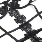 SUBBLIME - TEDDY À BRETELLES EN LACETS S/M