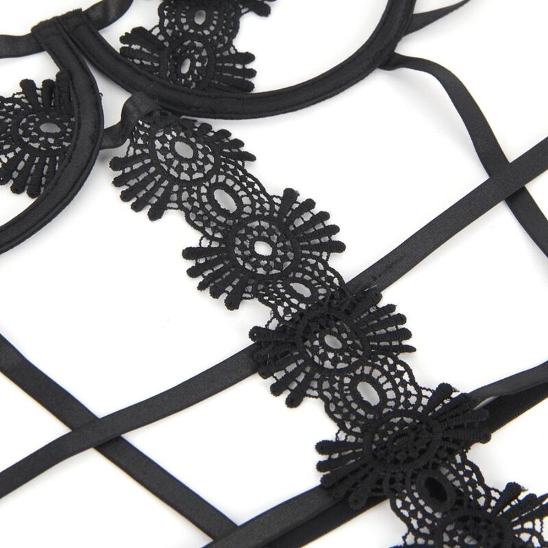 SUBBLIME - TEDDY À BRETELLES EN LACETS S/M