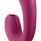 SATISFYER - APPLICATION DE STIMULATEUR ET VIBRATEUR SUNRAY RED