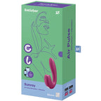 SATISFYER - APPLICATION DE STIMULATEUR ET VIBRATEUR SUNRAY RED