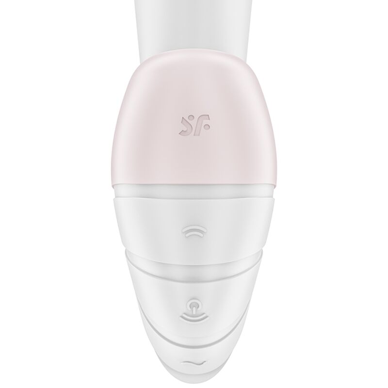 SATISFYER - SUPERNOVA WHITE STIMULATOR AND VIBRATION