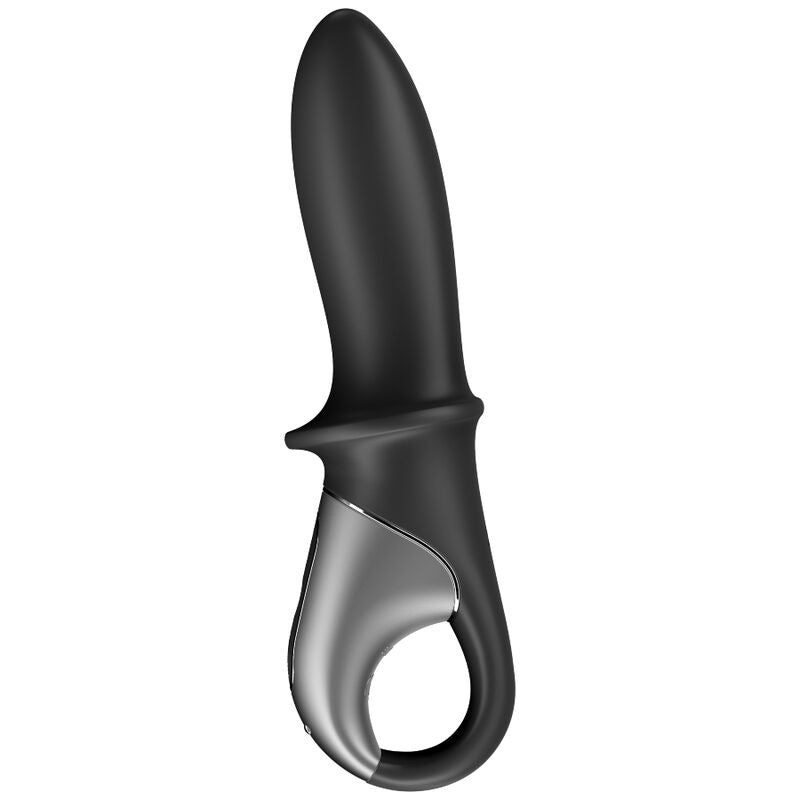 SATISFYER - APPLICATION DE VIBRATEUR ANAL NOIR HOT PASSION