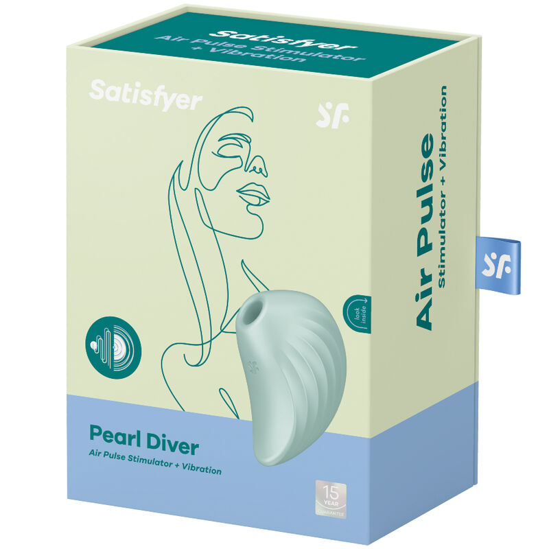 SATISFYER - STIMULATEUR ET VIBRATEUR PEARL DIVER GRÜN