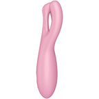 SATISFYER - APPLICATION THREESOME 4 VIBRATEUR ROSE