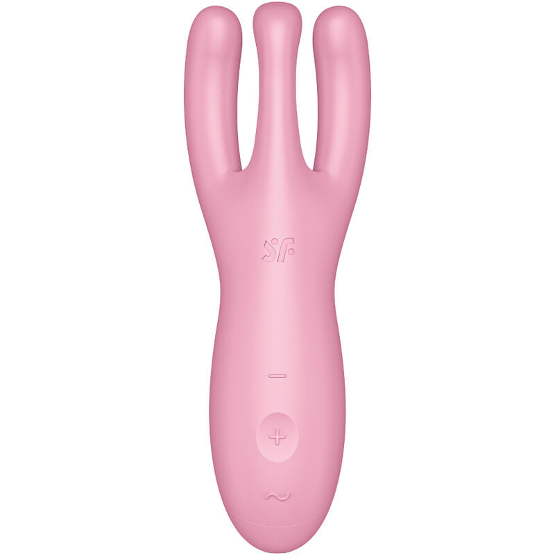 SATISFYER - APPLICATION THREESOME 4 VIBRATEUR ROSE