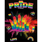 PRIDE - Bouchon drapeau LGBT Twink 8,5 cm